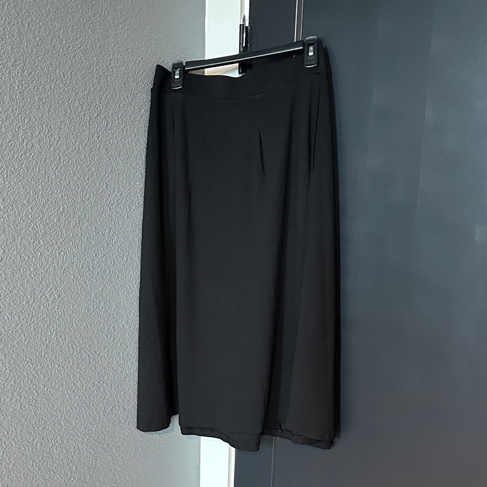 Nordstrom Classic Black Midi Skirt